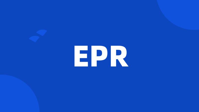 EPR