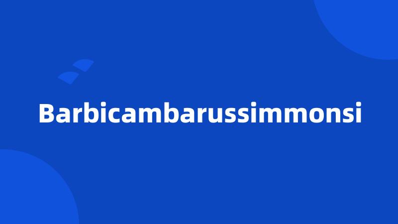 Barbicambarussimmonsi