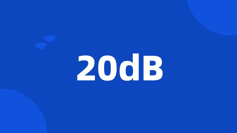 20dB