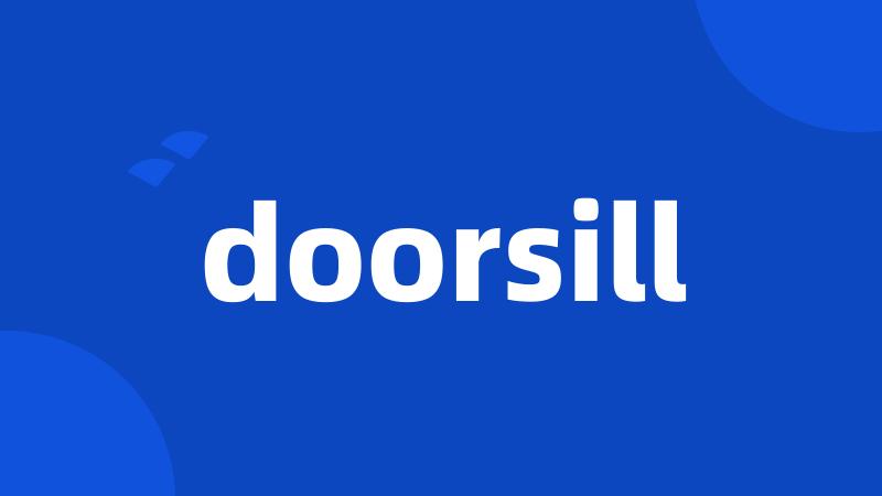 doorsill