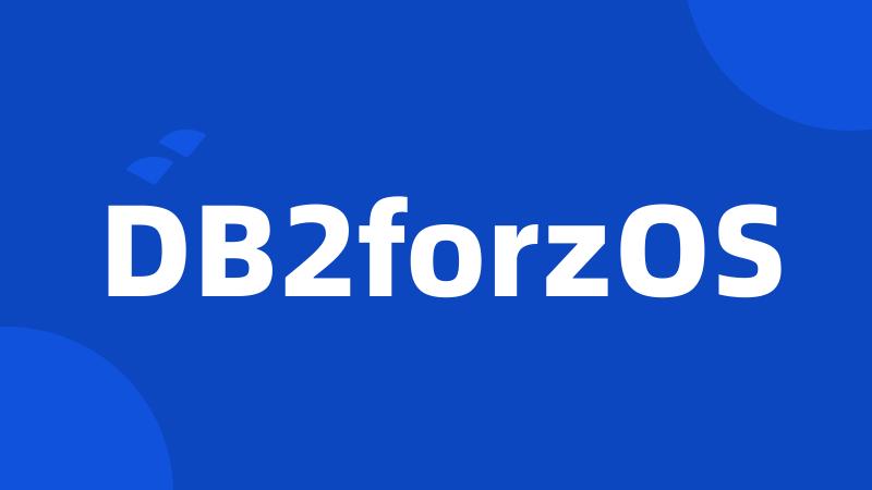 DB2forzOS