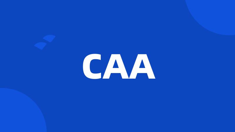 CAA