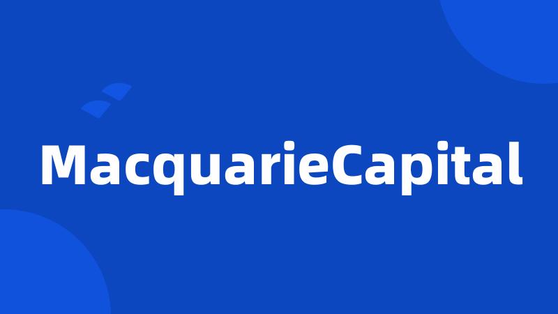 MacquarieCapital