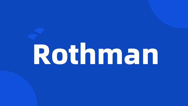 Rothman