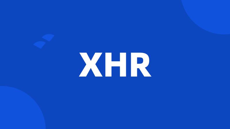 XHR