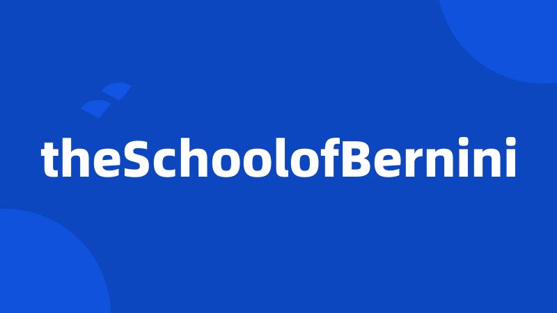 theSchoolofBernini