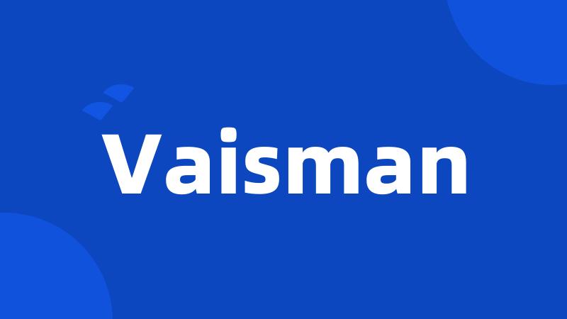 Vaisman