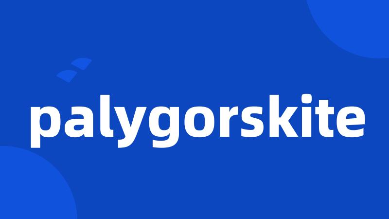 palygorskite