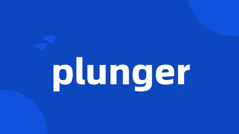 plunger