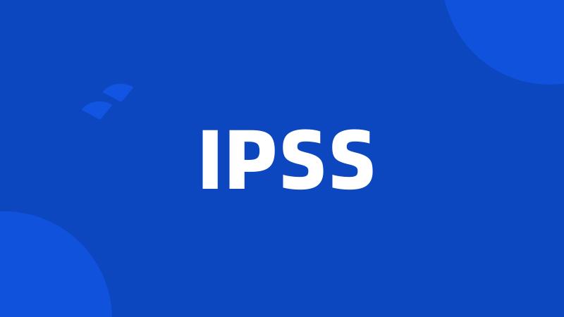 IPSS