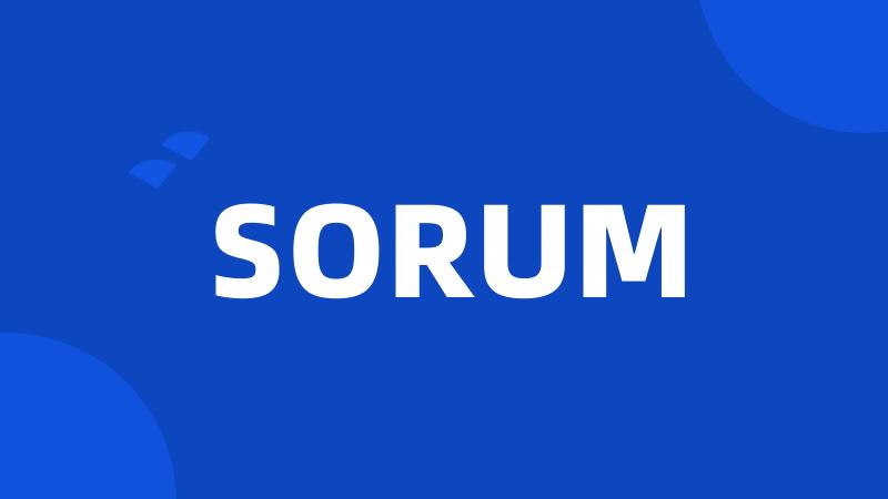 SORUM