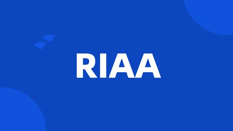 RIAA