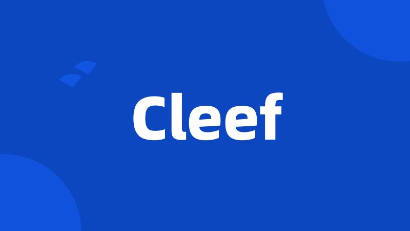 Cleef