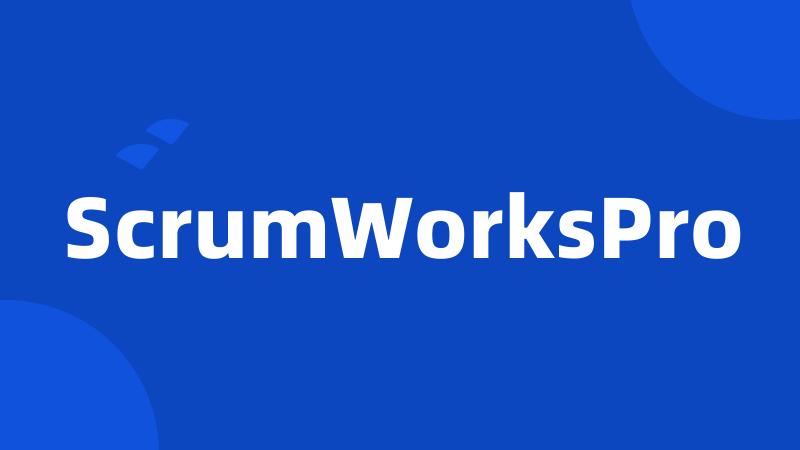 ScrumWorksPro