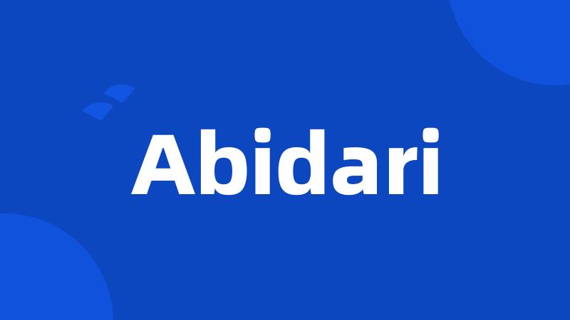 Abidari