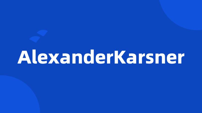 AlexanderKarsner