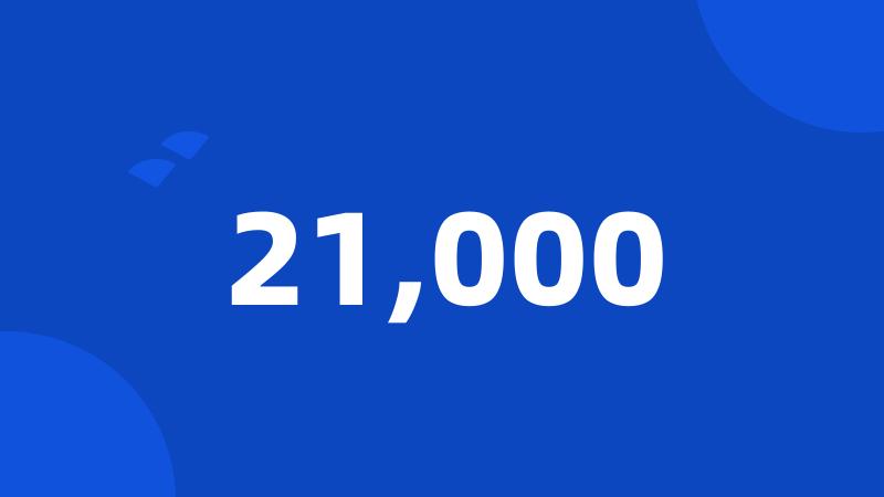 21,000