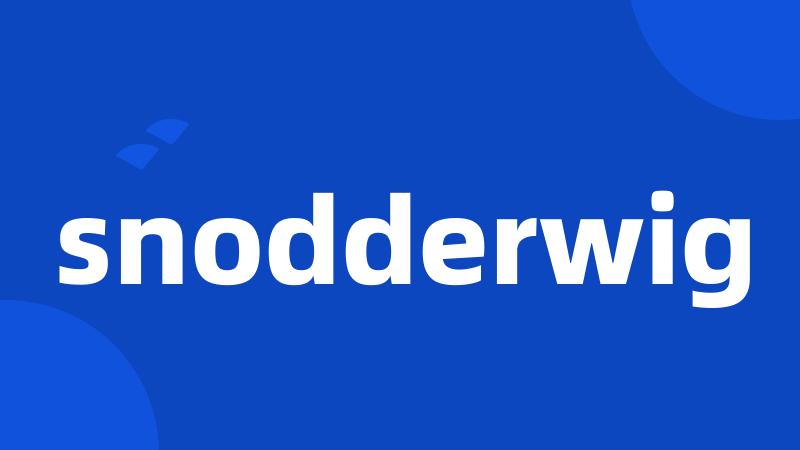 snodderwig