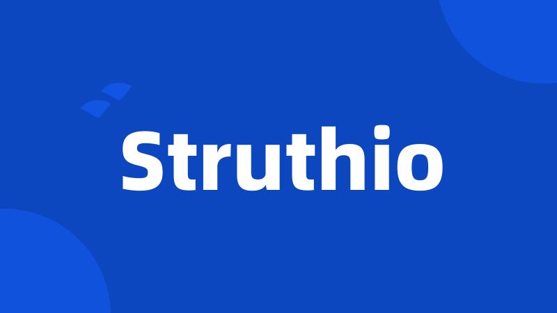 Struthio