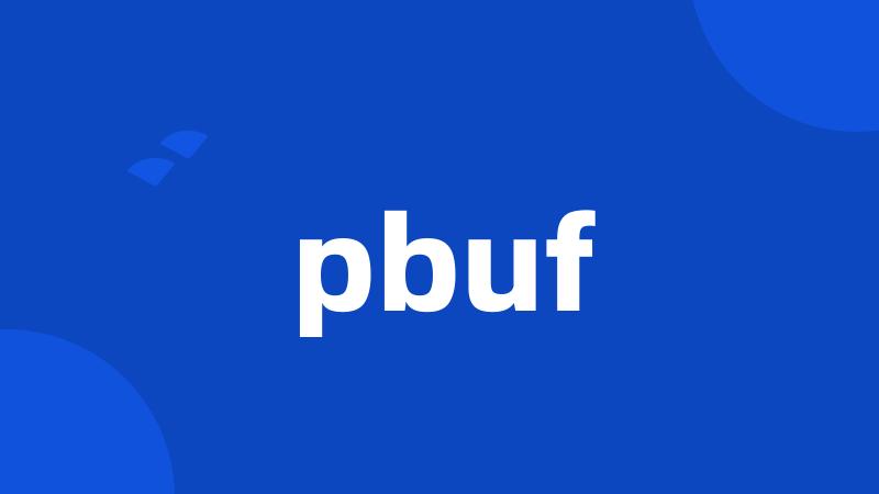 pbuf