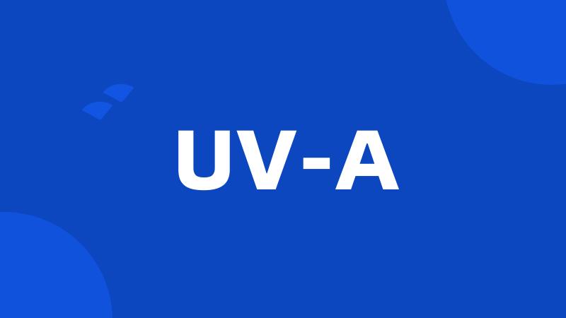 UV-A