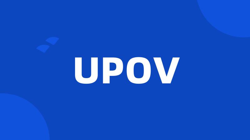 UPOV