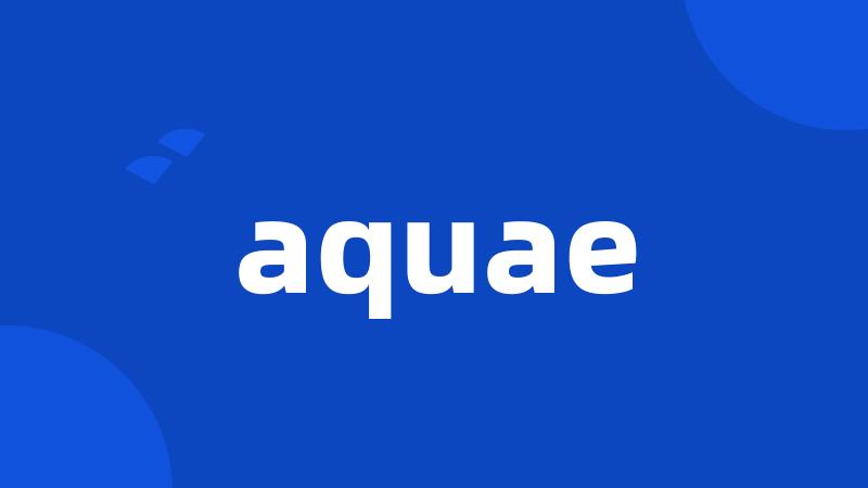 aquae