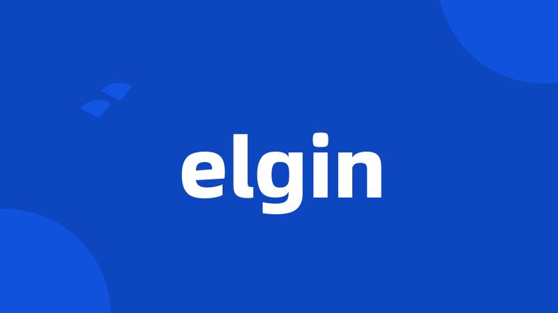 elgin