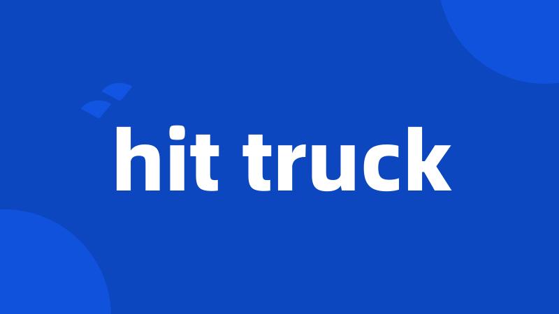 hit truck