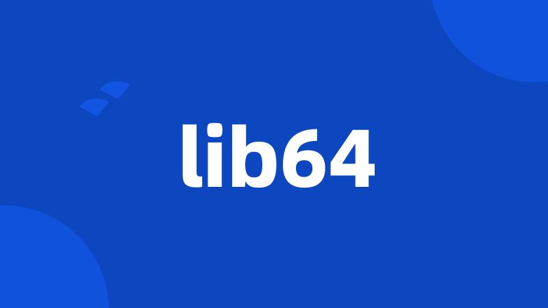 lib64