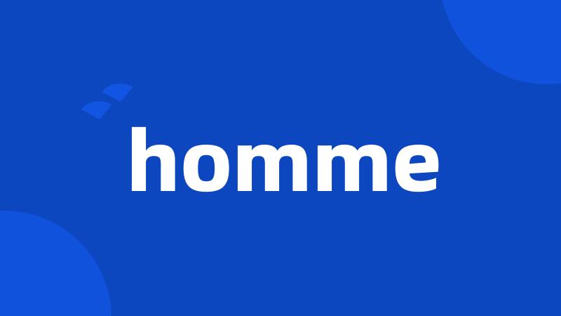 homme