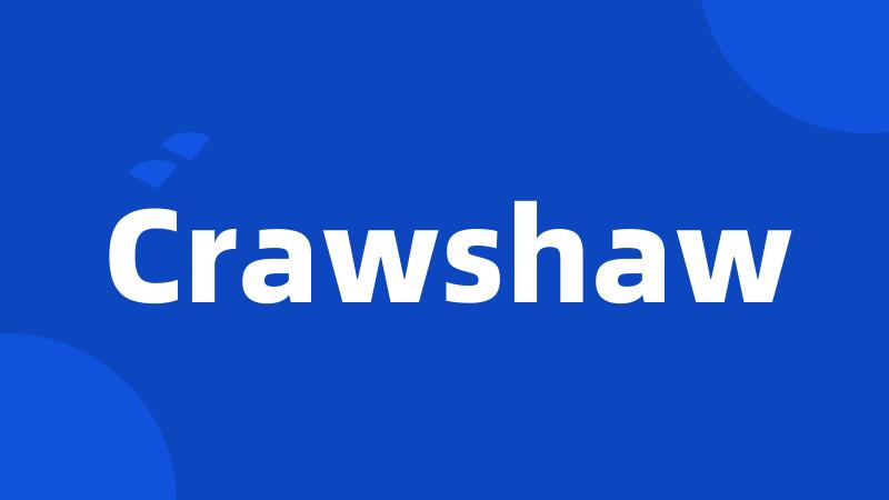 Crawshaw