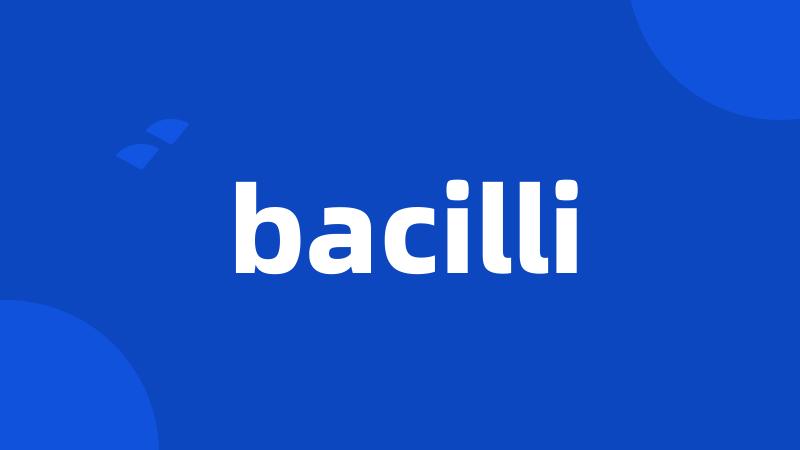 bacilli