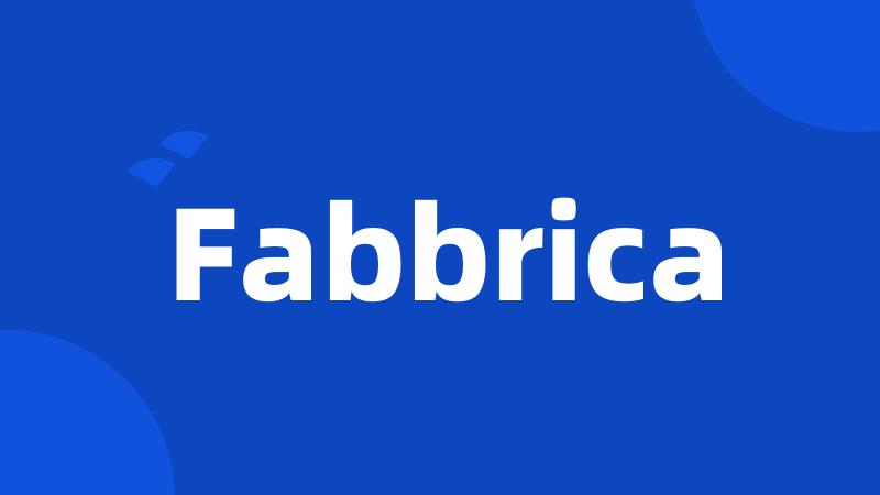 Fabbrica