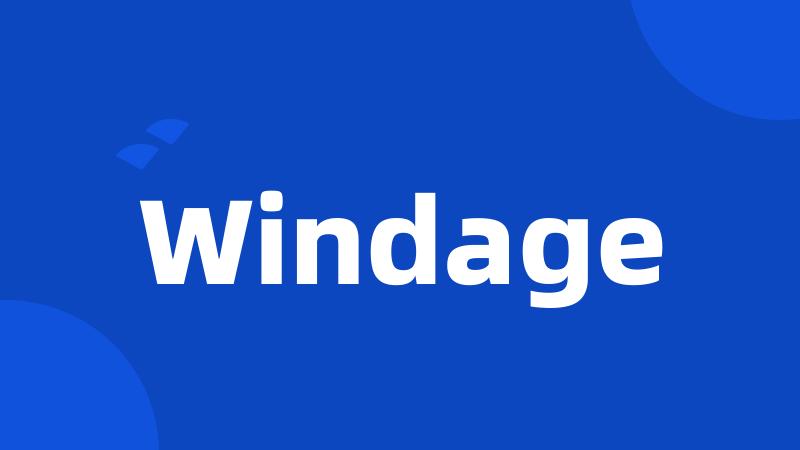 Windage