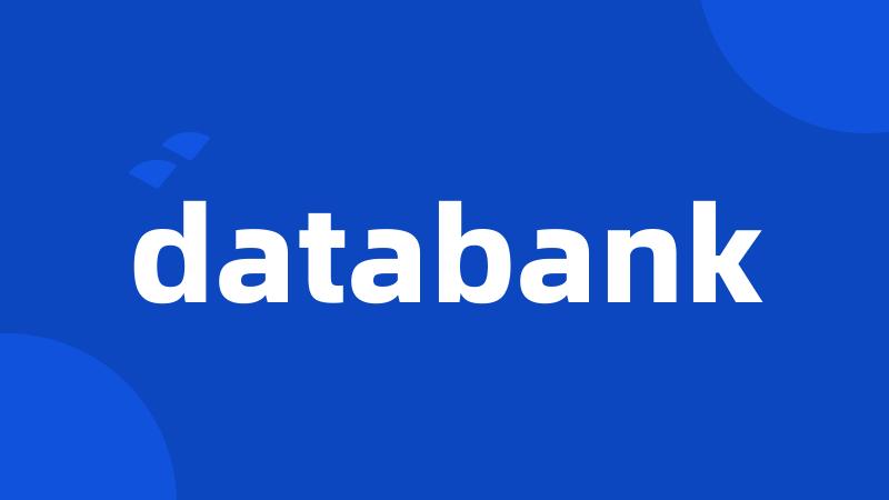 databank