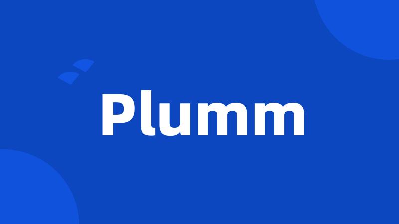 Plumm