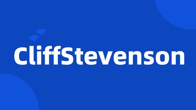 CliffStevenson