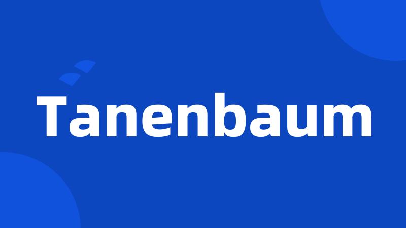 Tanenbaum