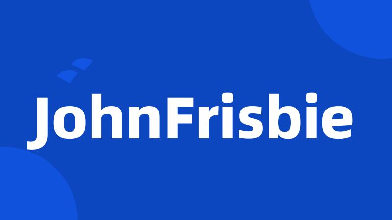 JohnFrisbie