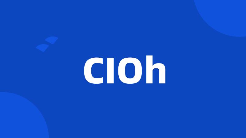 CIOh