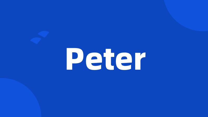 Peter