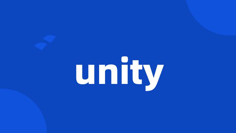 unity