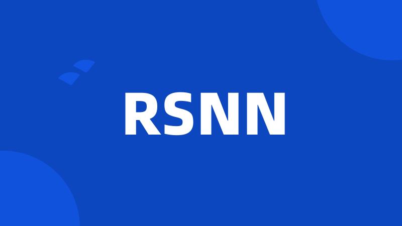 RSNN