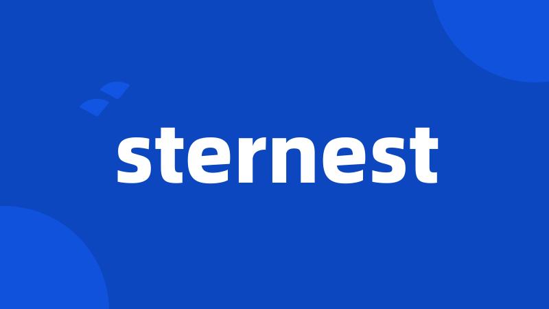 sternest