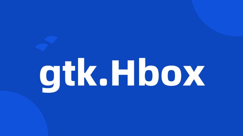 gtk.Hbox