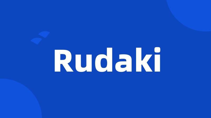 Rudaki