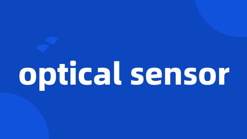 optical sensor