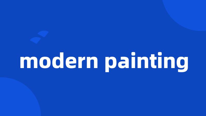 modern painting