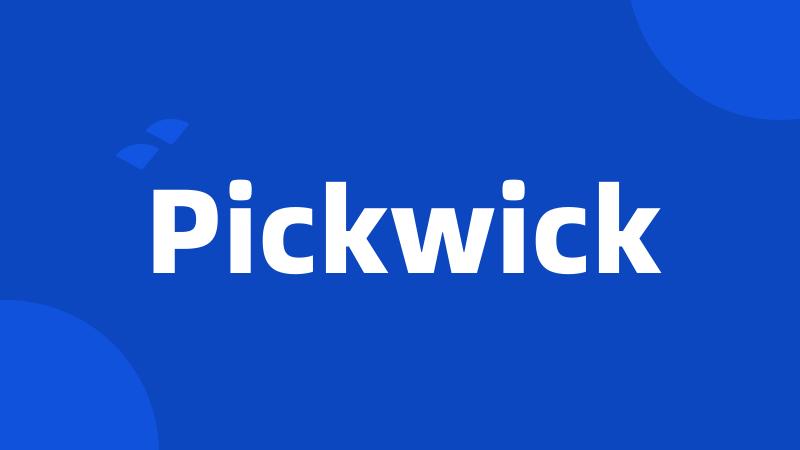 Pickwick